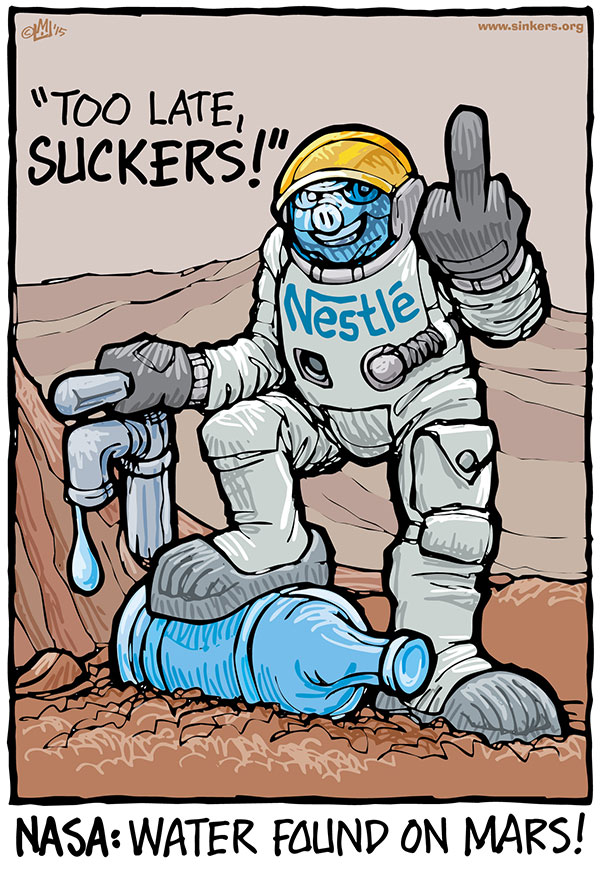 Water On Mars Comic