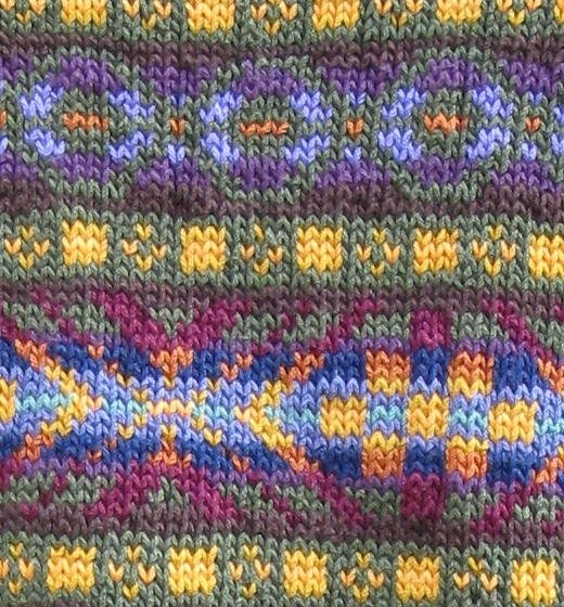 Fair Isle Leftovers Sweater Detail