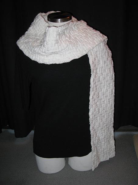 White Scarf Front