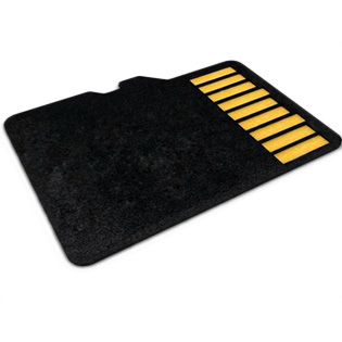 Trusted Flash microSD Card Back