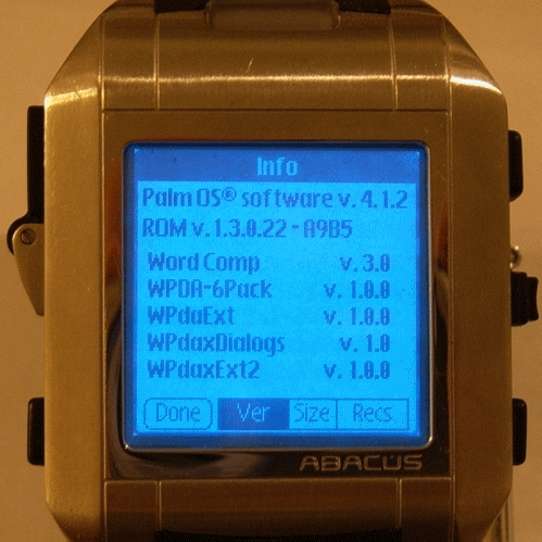 ABACUS Palm OS Watch
